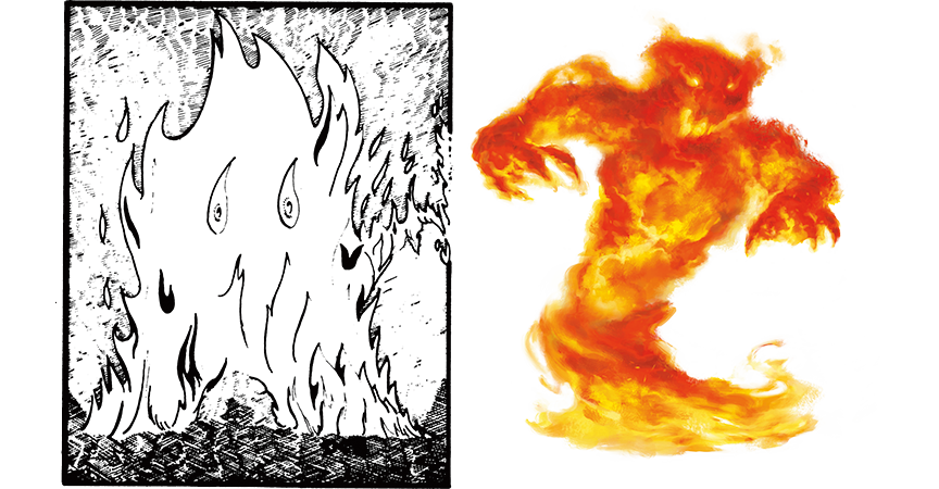 11. Personagens do Árbaro: Fogo, Água, Terra e Ar