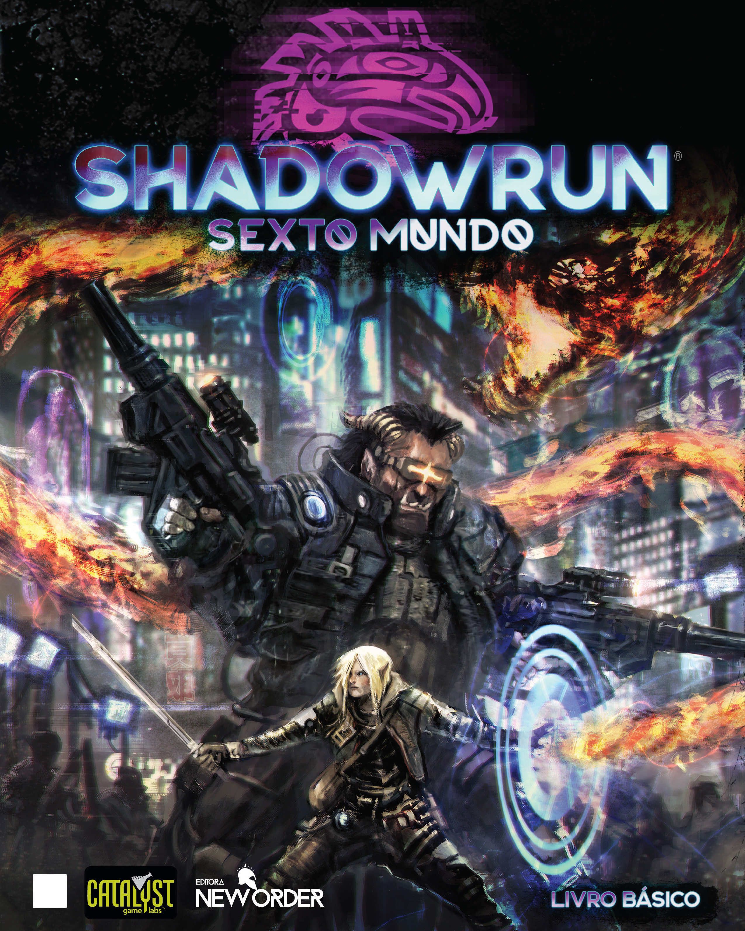 Jogo Shadowrun: Sexto Mundo (6ª Edição) - Seattle Livre (2019): o